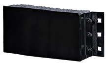Steel Faced Rubber Dock Bumpers - 12"H x 36"L x 4-1/2"D