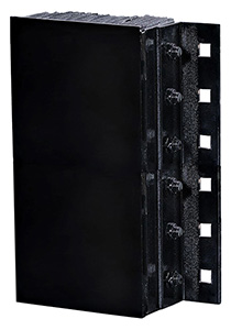 Steel Faced Rubber Dock Bumpers - 24"H x 11"L x 4-1/2"D