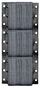 Laminated Rubber Dock Bumper - 36"H x 11"L x 6"D
