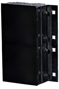 Steel Faced Rubber Dock Bumpers - 20"H x 11"L x 6"D