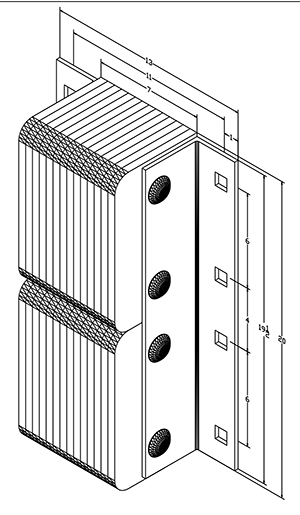 bumper with dimensions