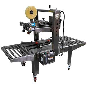 Semi-Automatic Stainless Steel Sealer - Uniform Carton Size, 6.94"W x 4.5"H to 25"W x 19.75"H