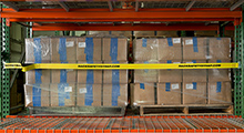 Rack Safety Strap for Pallet Bays - for Teardrop or Slotted Rack