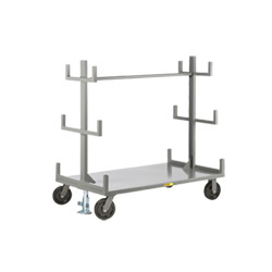Cantilever-Style Pipe & Bar Rack - 36" x 72" - Floor Lock