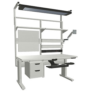 Assembly Workstation - Electric Adjustment, 60"W x 30"D Top