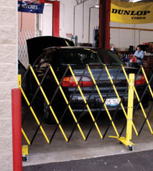Mobile Barrier Gate, 6' wide Adder