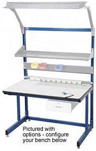 Workstation - Basics Type, Add On, ESD Laminate, 72"L x 30"W Top