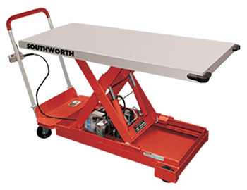 Portable Light Duty Scissor Lift, 24" x 40" Platform, 1,100 lb. Cap.