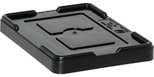 Conductive Dividable Grid Container Snap on Covers - 10-7/8"L x 8-1/4"W, Carton of 10