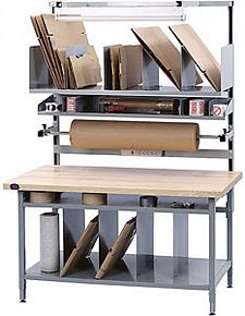 Packaging Bench, Solid Maple, 60"L X 30"W