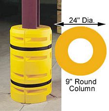 Column Sentry 9" round, 24" diameter; 42" tall