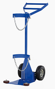 Deluxe Cylinder Dolly - Pneumatic Wheels