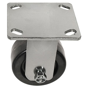 F Series Rigid Caster - 4" x 2" Phenolic Wheel - 800 lb. Cap.