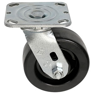 D Series Swivel Caster - 5" x 2" Phenolic Wheel - 1,000 lb. Cap.