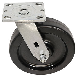 D Series Swivel Caster - 8" x 2" Phenolic Wheel - 1,200 lb. Cap.