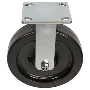 F Series Rigid Caster - 8" x 2" Phenolic Wheel - 1,400 lb. Cap.