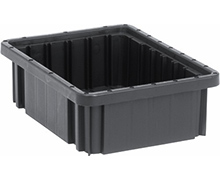 Conductive Dividable Grid Containers, 10-7/8" x 8-1/4" x 3-1/2" - Carton of 20