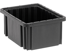 Conductive Dividable Grid Containers, 10-7/8" x 8-1/4" x 5" - Carton of 20