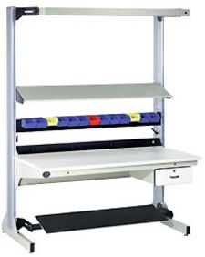 Technical Workstation, 72" x 30", Single Side, ESD Laminate Top - Adder