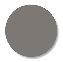Floor Tape - Dot, Grey, 3 1/2-in. Dia., Box of 102