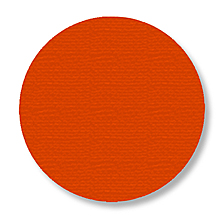 Floor Tape - Dot, Orange, 3 1/2-in. Dia., Box of 102