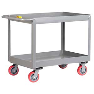 Deep Shelf Service Cart - 24"W x 48"L x 3"D Shelf, 3600 lb. Cap.