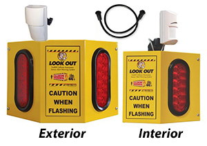 Doorway Traffic Alert - Dual Detection, Indoor Single Light & Outdoor Double Light Warning