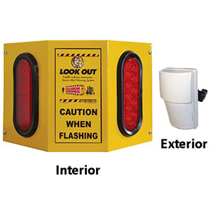Doorway Traffic Alert - Outdoor Detection, Indoor Double Light Warning
