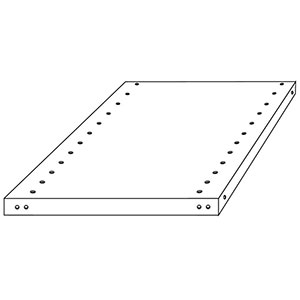 Extra Shelf for Steel Shelving - 36" W x 36" D, 400 lbs. cap.