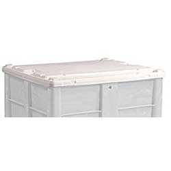 Lid, Box Pallet Container & KitBins - 48"W x 40"D x 3"H, White