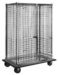 Dolly Truck Security Cage - 51-1/4"w x 27-1/4"d x 69"h