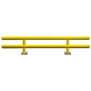 Pipe Guard Rail - Standard Double High - 27"H x 10' L
