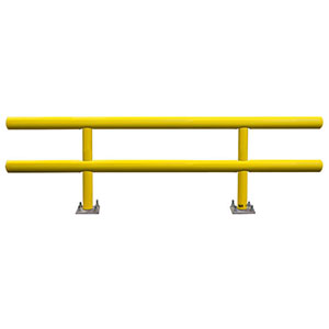 Pipe Guard Rail - Standard Double High - 42"H x 10' L