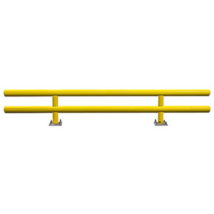 Pipe Guard Rail - Standard Double High - 27"H x 12' L