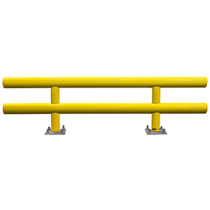 Pipe Guard Rail - Standard Double High - 27"H x 6' L