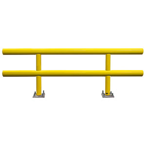 Pipe Guard Rail - Standard Double High - 42"H x 8' L