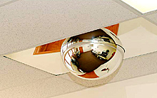 2-Piece Drop-In Mirrored Dome & Panel - 22" Dome