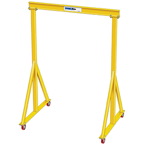 Steel Gantry Crane - 5 Ton Cap., 10' 7" Clear Span, 10' Under Beam Ht., E-Series