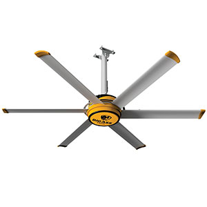 HVLS Ceiling Fan - Pre-wired with Speed Dial Controller - 7' Diameter