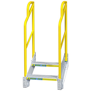 Modular Stairs - 2 Step, 32"W x 18"D, Non-Stacking