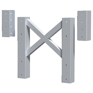 Modular Tower Support - 3 Step, 26"W x 4"D, Stacking Extension