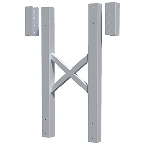 Modular Tower Support - 6 Step, 26"W x 4"D, Stacking Extension