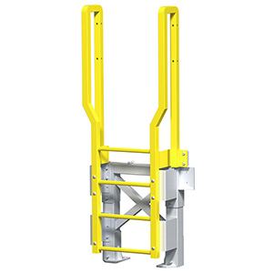 Modular Ladder - 3 Step, 33"W x 11"D, Stacking Base