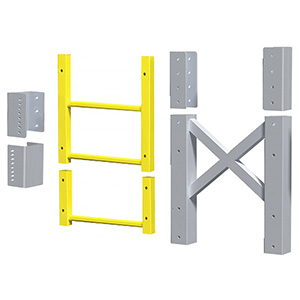 Modular Ladder - 3 Step, 33"W x 11"D, Stacking Extension