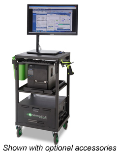 Powered Mobile Workstation - 21-3/4"W x 20"D x 43"H, 40AH SLA Battery, 4 Hr Charge Time