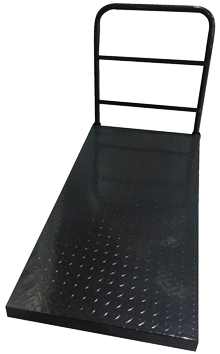 Steel Tread Plate Platform Truck - 30"W x 48"L, 2,000 lb. Capacity