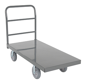 Steel Deck Platform Truck Thermoplastic Rubber - 24"W x 48"L