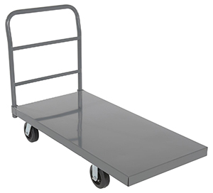 Steel Deck Platform Truck - 24"W x 48"L, 2,000 lb. Capacity, Black