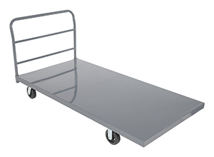 Steel Deck Platform Truck - 36"W x 72"L, 2,000 lb. Capacity, Gray