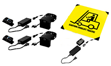24" LED Sign with Two Traffic Detection Sensors